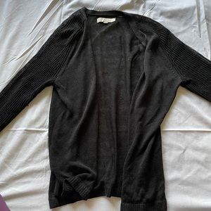 Ann Taylor Loft | black cardigan sweater
